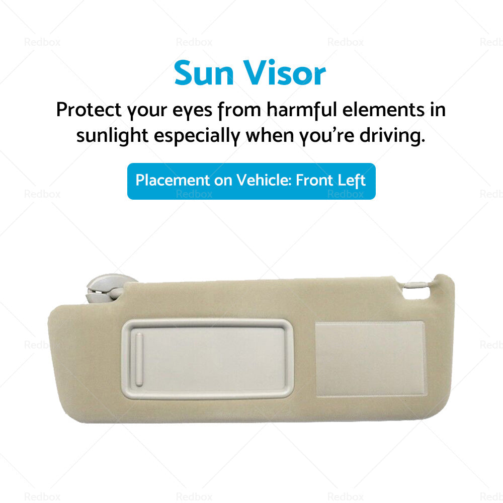 {{ LH Sun Visor Suitable For Toyota Prado TRJ120 RZJ120 LJ120 KZJ120 KDJ120 GRJ120 }} - Buy Car Parts Online at {{ Kaka Auto Parts }}.