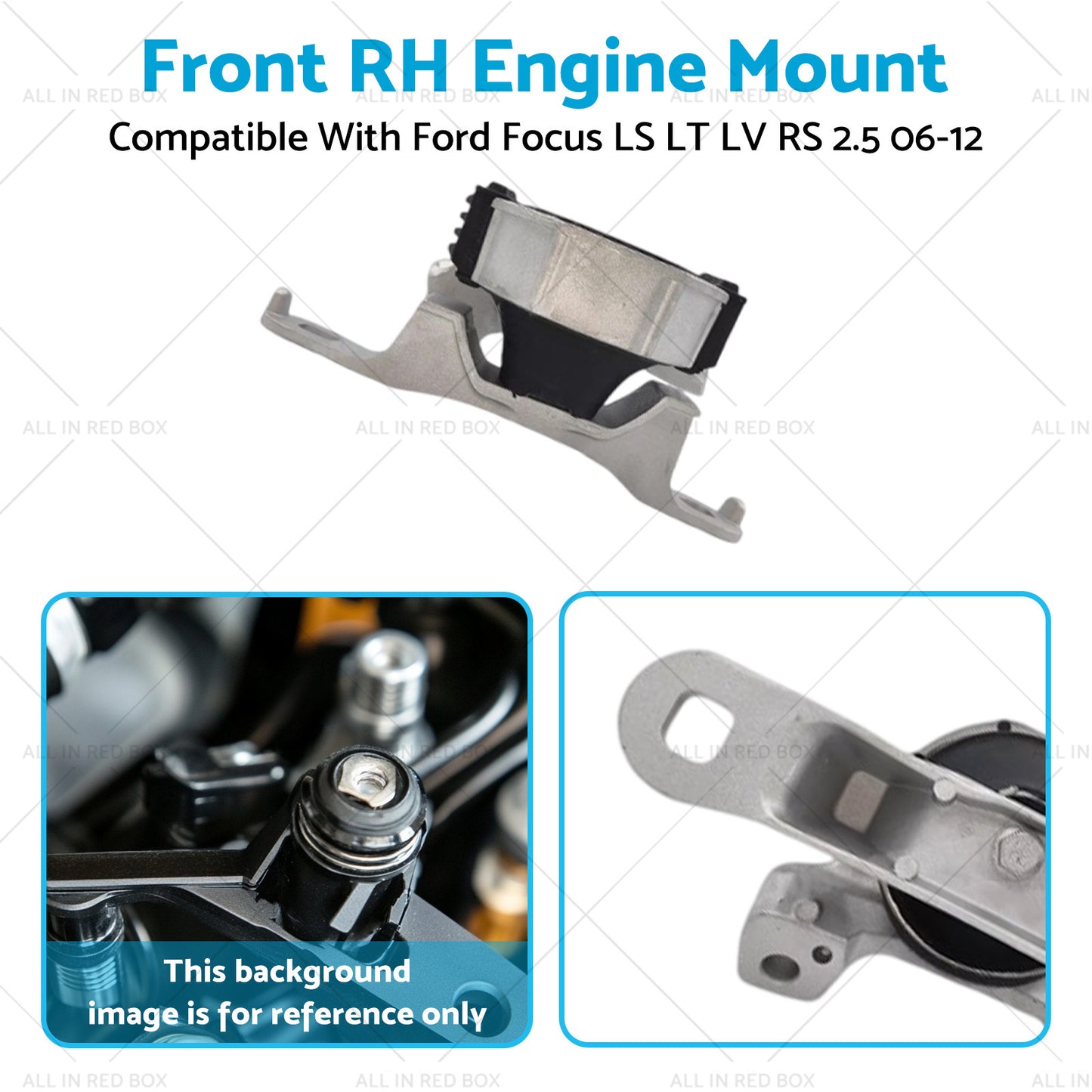 RH Engine Mount Suitable For Ford Focus LV RS 2.5L Turbo B5254T 2010-2012 Engine