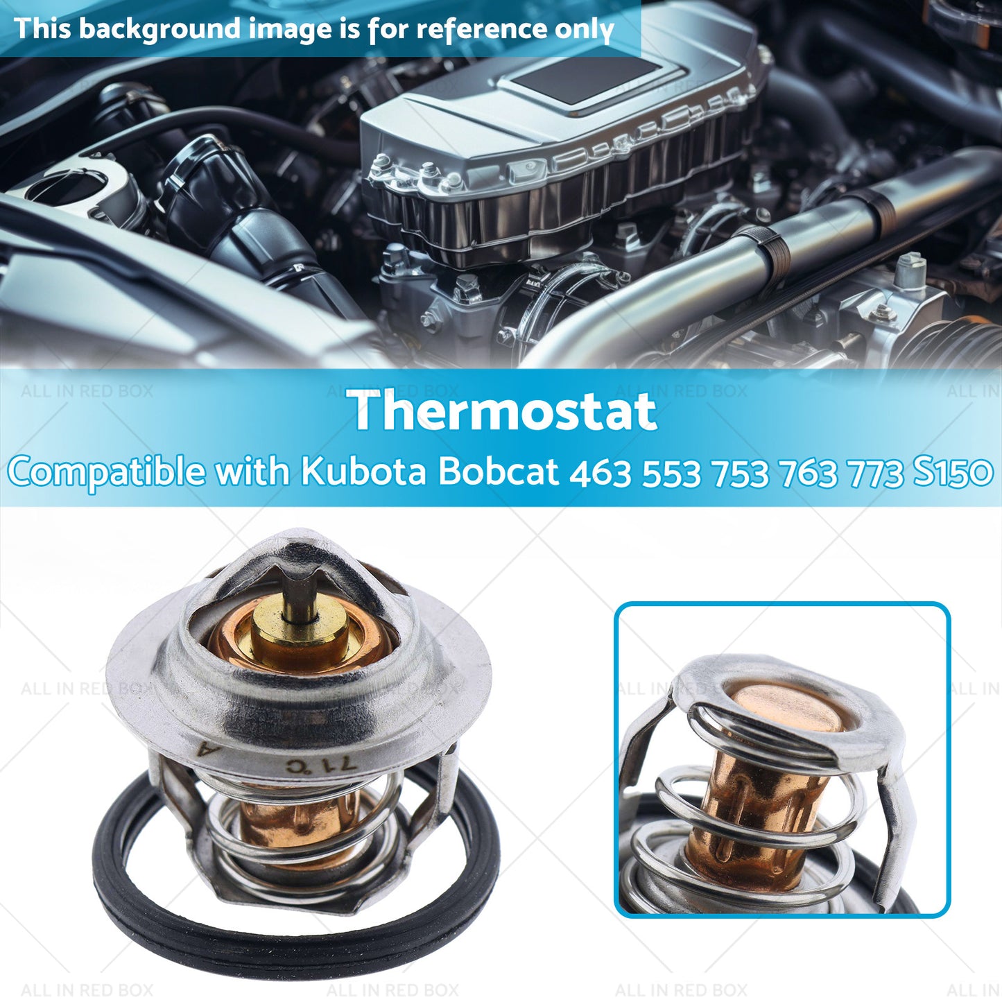 {{ 3918235 6653948 Thermostat Suitable for Kubota Bobcat 463 553 753 763 773 S150 }} - Buy Car Parts Online at {{ Kaka Auto Parts }}.