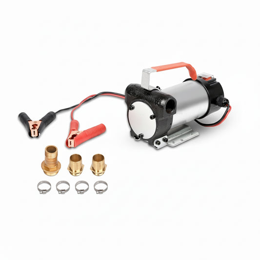 12V Diesel Transfer Pump Extractor Oil Fuel Electric Bowser Auto Display