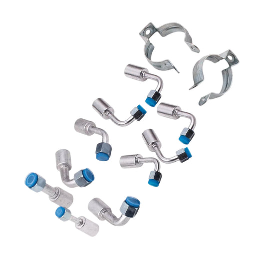 AC Hose Kit w/ R-Ring Fitting Drier Suitable For Universal 134a Air Conditioning