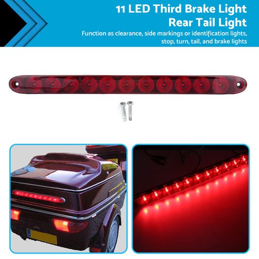 {{ Universal 11 LED Car 3RD Third Brake Light Rear Tail Light High Mount Stop Lamp }} - Buy Car Parts Online at {{ Kaka Auto Parts }}.