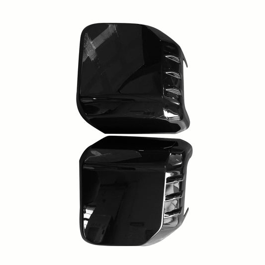Side Rear View Mirror Cover Suitable For Toyota Prado LC250 J250 2024-On Glossy Black