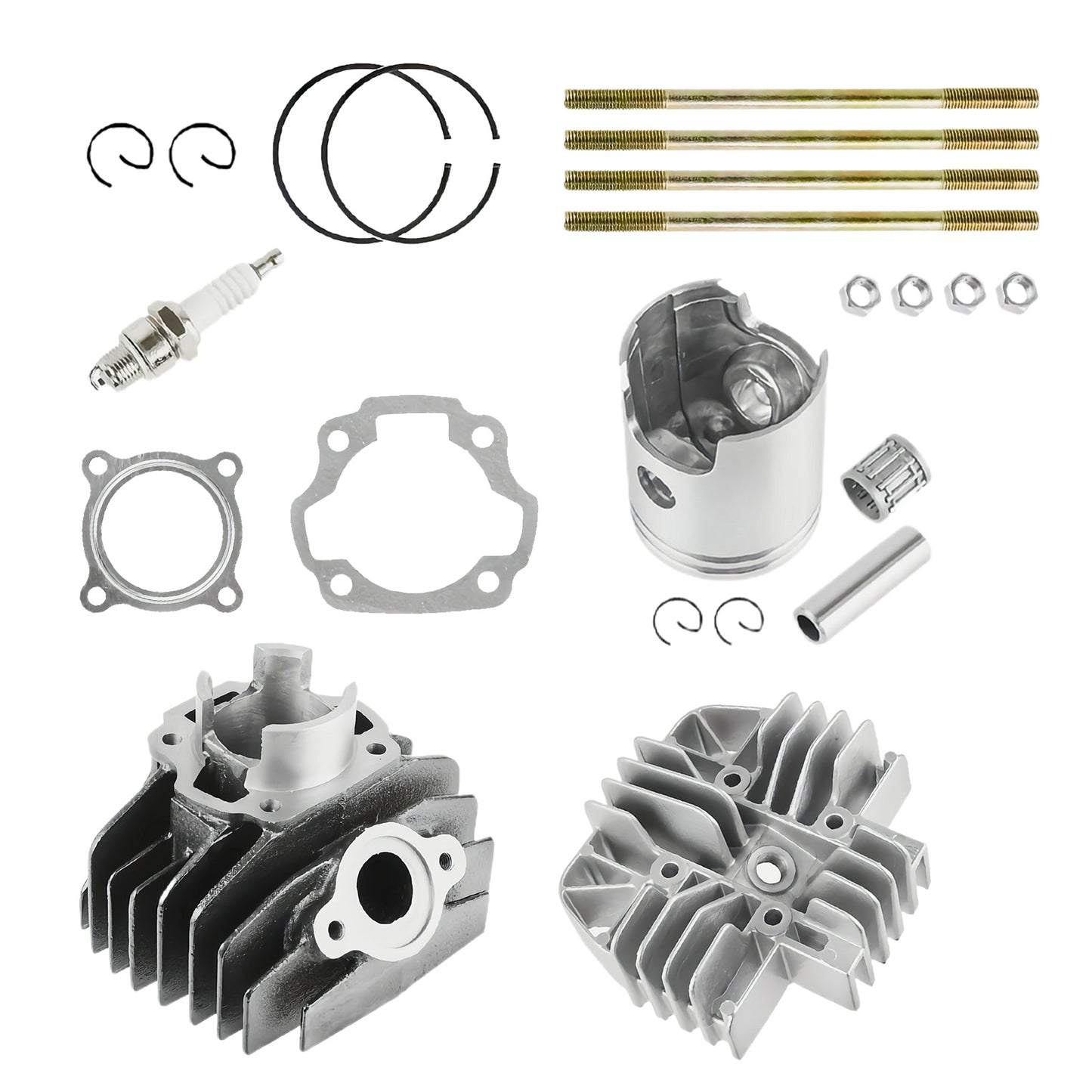 Top End Cylinder Rebuild Kit with Bore, Barrel & Piston Suitable For Yamaha Peewee 80 PW80 PY80