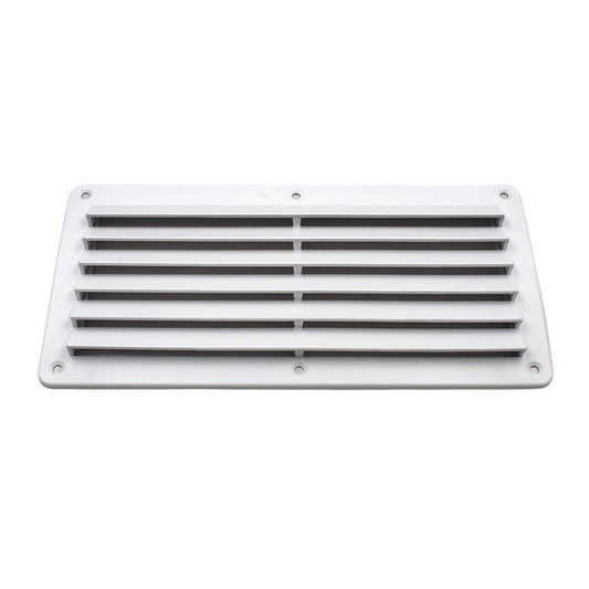 Rectangular Louvered Air Vent or Dent Vent For Caravan RV Boat Marine 260 x 125mm