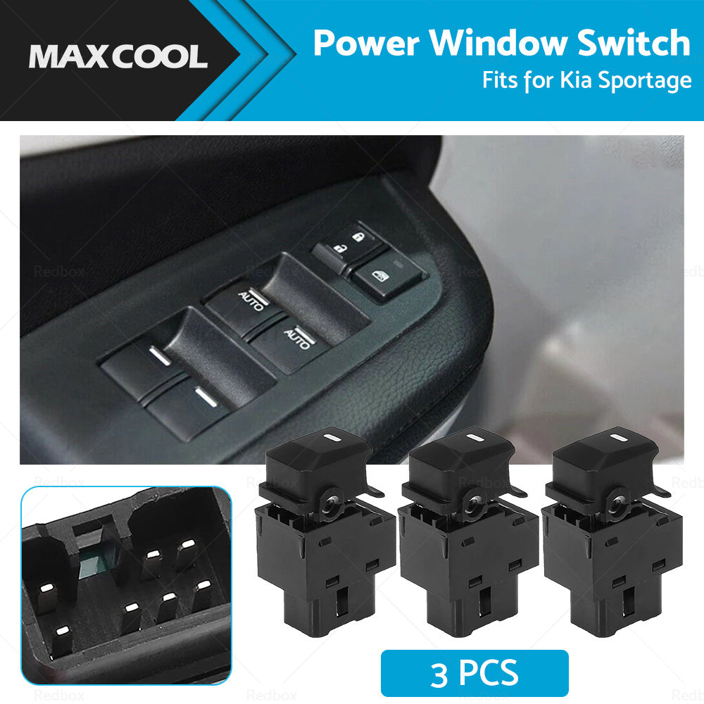 {{ 3x Passenger Side Power Window Switch 93580-3W000 Fit For Kia Sportage 2010-2015 }} - Buy Car Parts Online at {{ Kaka Auto Parts }}.