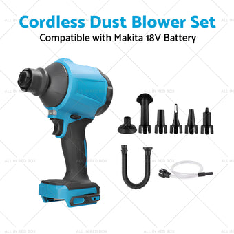 compare product Cordless Air Duster Dust Blower Inflator Vacuum Cleaner Suitable For Makita 18V Battery