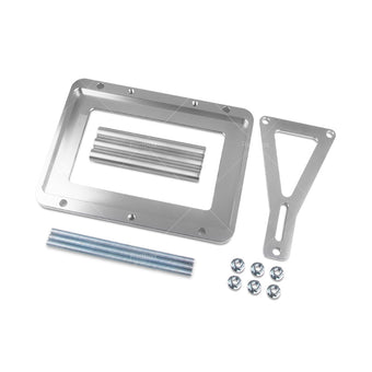 compare product Universal Aluminum Billet Battery Tray Hold Down Relocation Box Mount Suitable For 551181