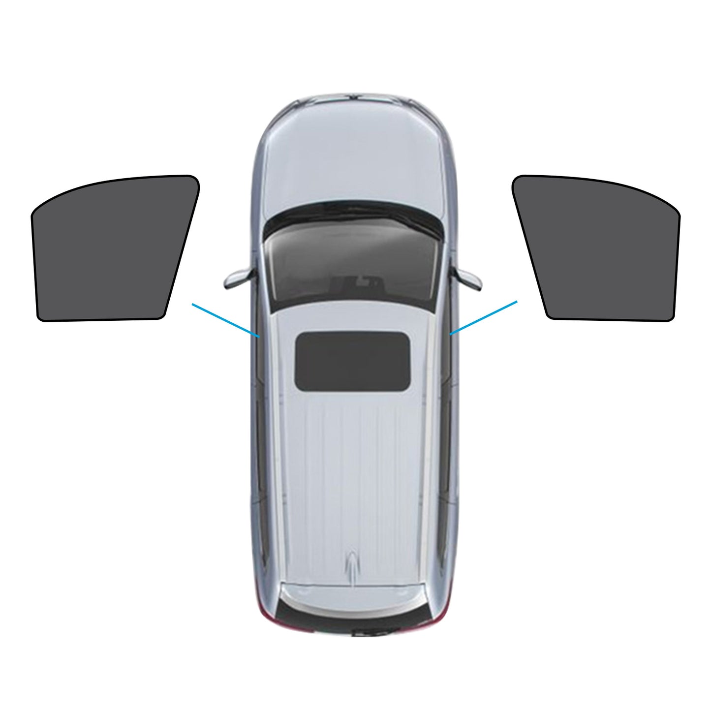 Car Window Sun Shade Magnetic Mesh Blind Suitable For BMW X5 E70 2006-2013