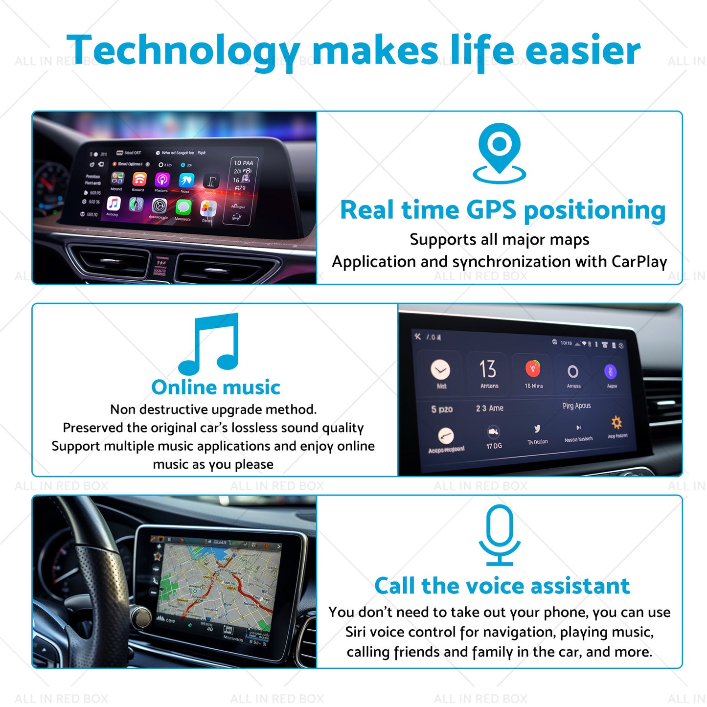 {{ Gray Bluetooth USB Wireless Receiver Suitable for Apple CarPlay Adapter }} - Buy Car Parts Online at {{ Kaka Auto Parts }}.