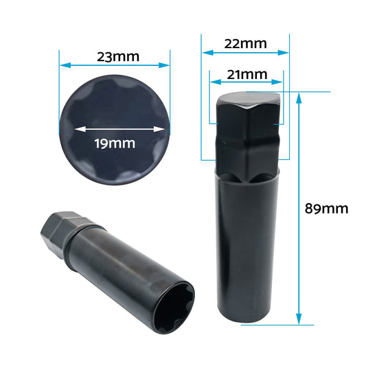 20x Extreme 14x1.5 Chrome Spline Wheel Nuts Suitable For VE Holden Landcruiser