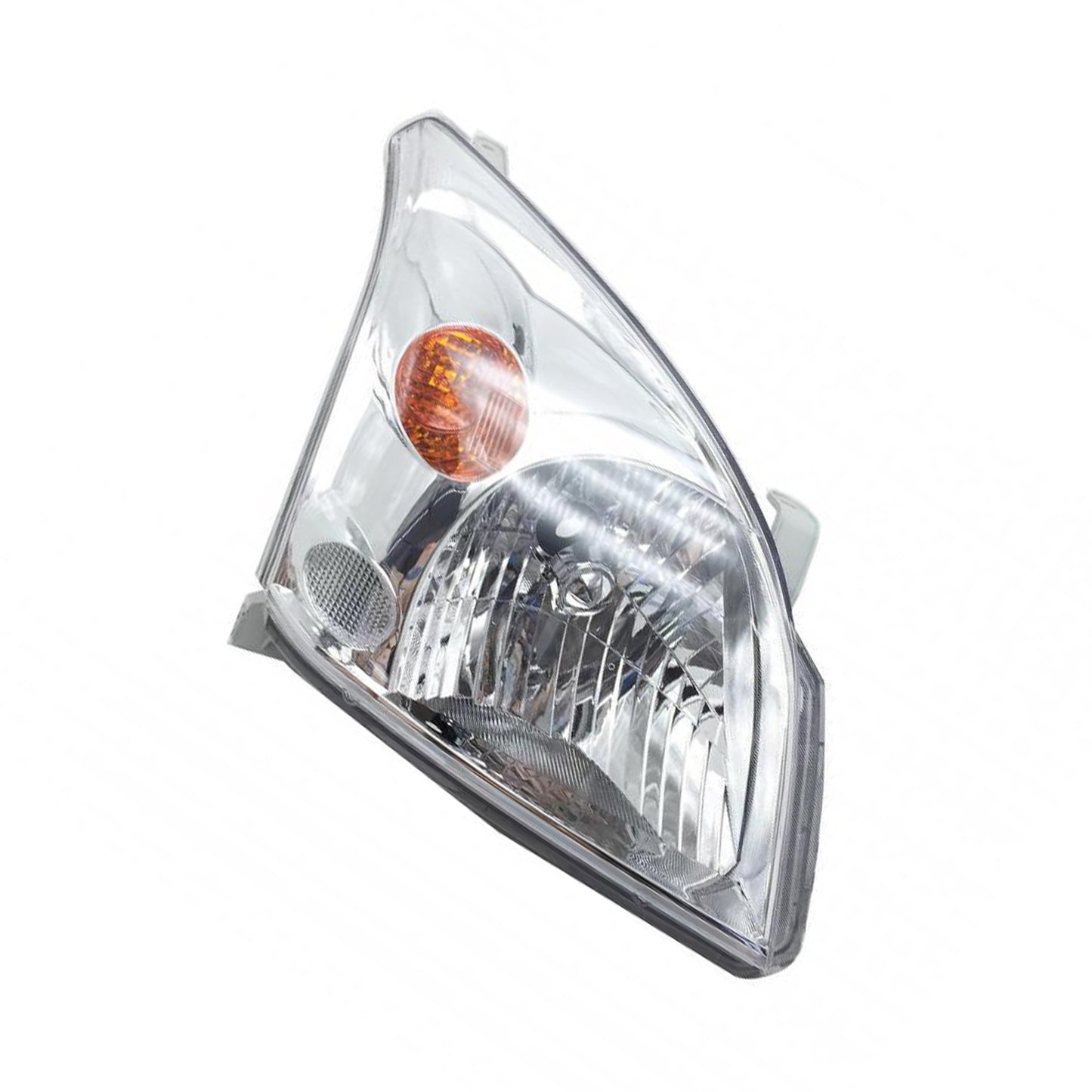 Chrome Headlight Pair Suitable For Toyota Landcruiser Prado 120 Series 2002-2009