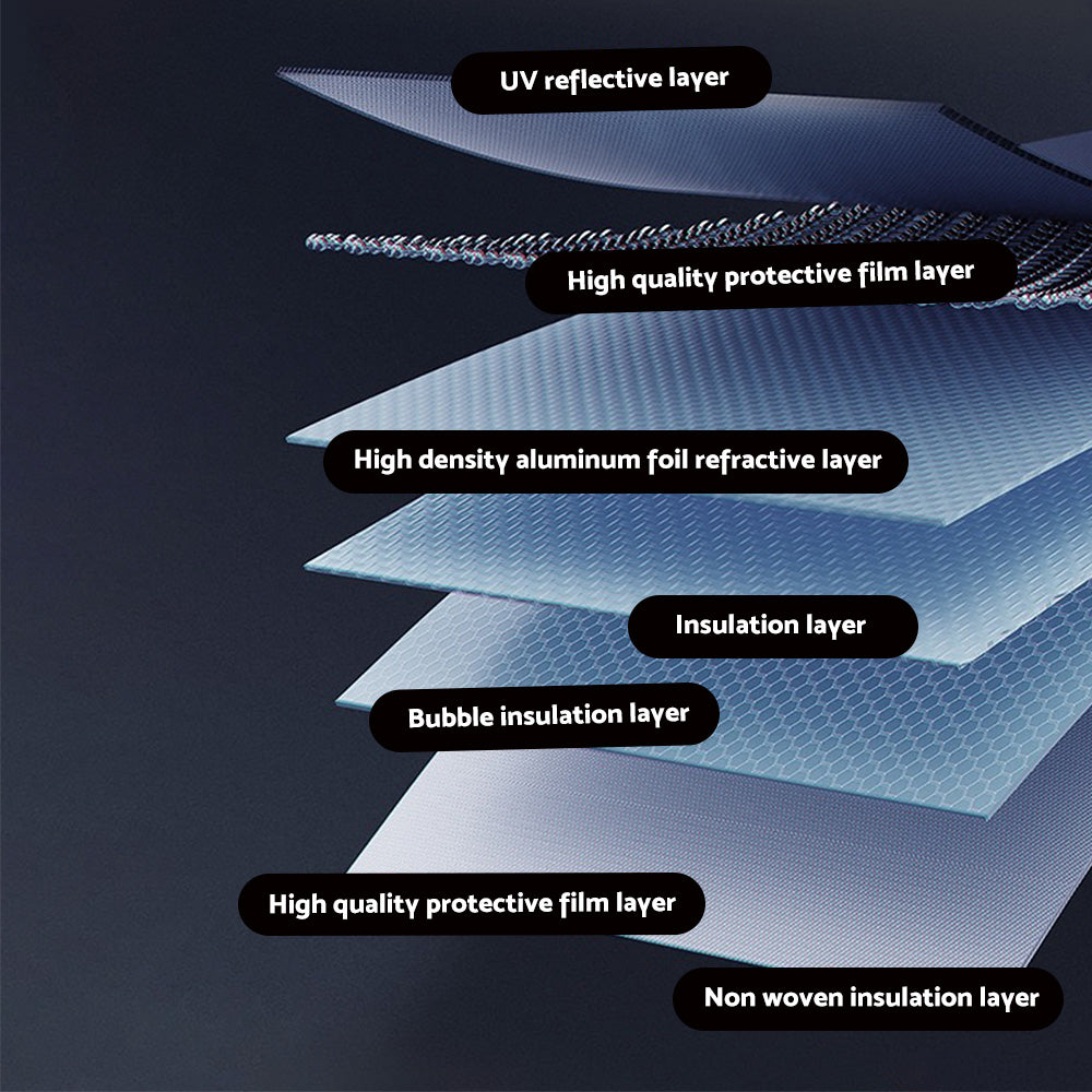 1x Front Windscreen Sun Shade Suitable For Toyota LandCruiser 300 Series 2021 on