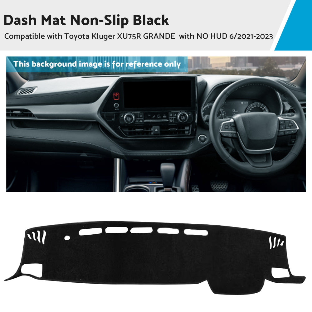 {{ Non-Slip Dash Mat Suitable For Toyota Kluger XU75R GX GXL inchWith NO HUDinch 6 21-23 }} - Buy Car Parts Online at {{ Kaka Auto Parts }}.