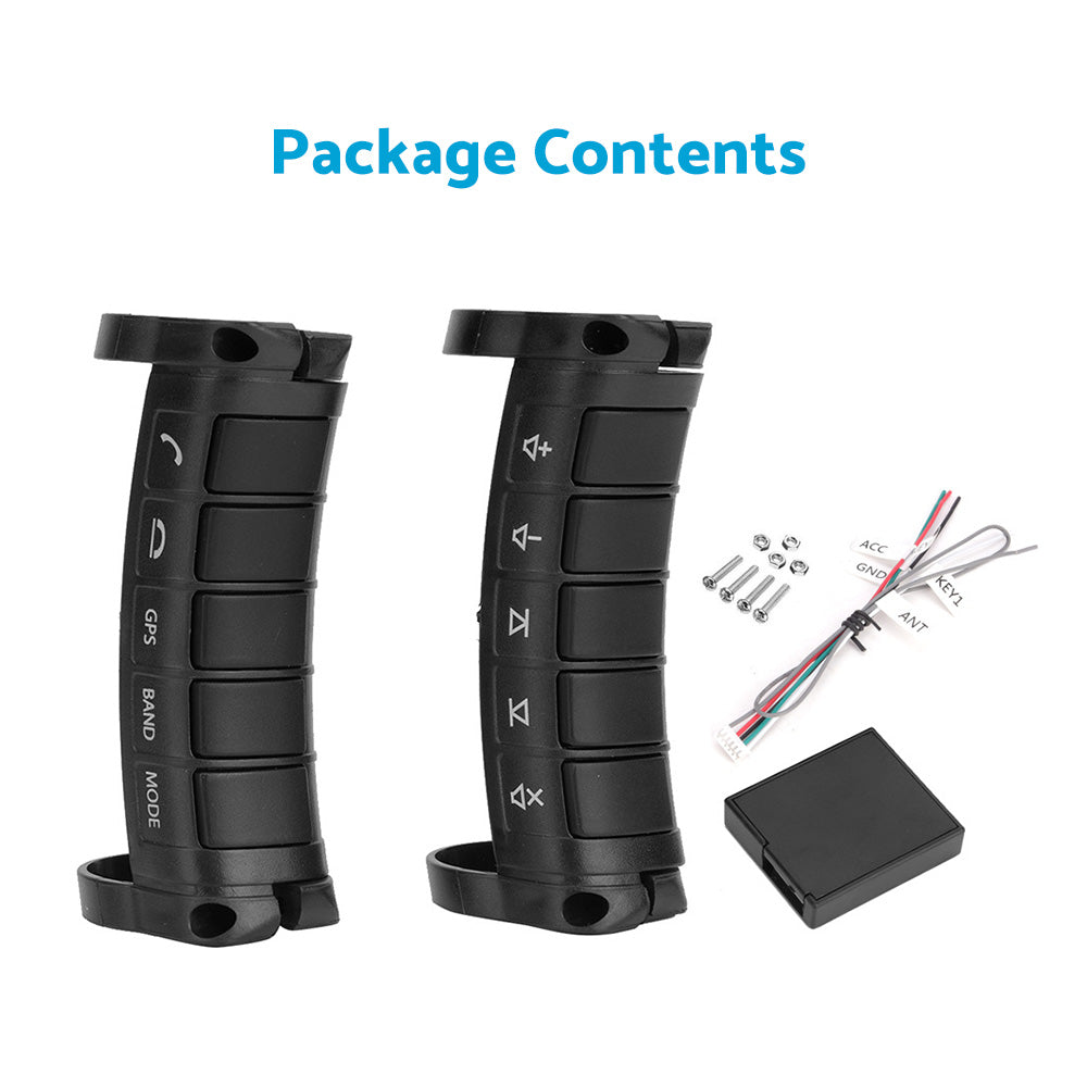 Universal Wireless Steering Wheel Remote Control Button for Car Stereo DVD