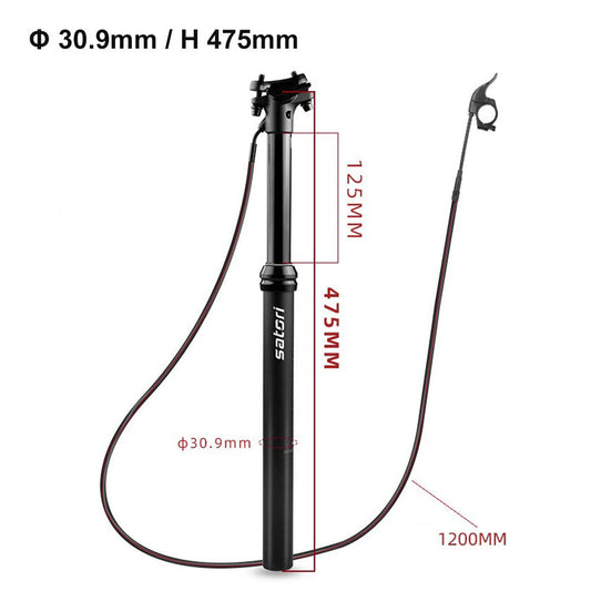 1 Set Bike MTB Dropper Seat Post Internal/External Cable Routing 30. 9/31. 6mm