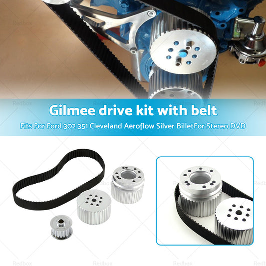{{ Small Block 302 351C Cleveland Gilmer  and  Belt Drive Pully Kit Suitable for Ford }} - Buy Car Parts Online at {{ Kaka Auto Parts }}.