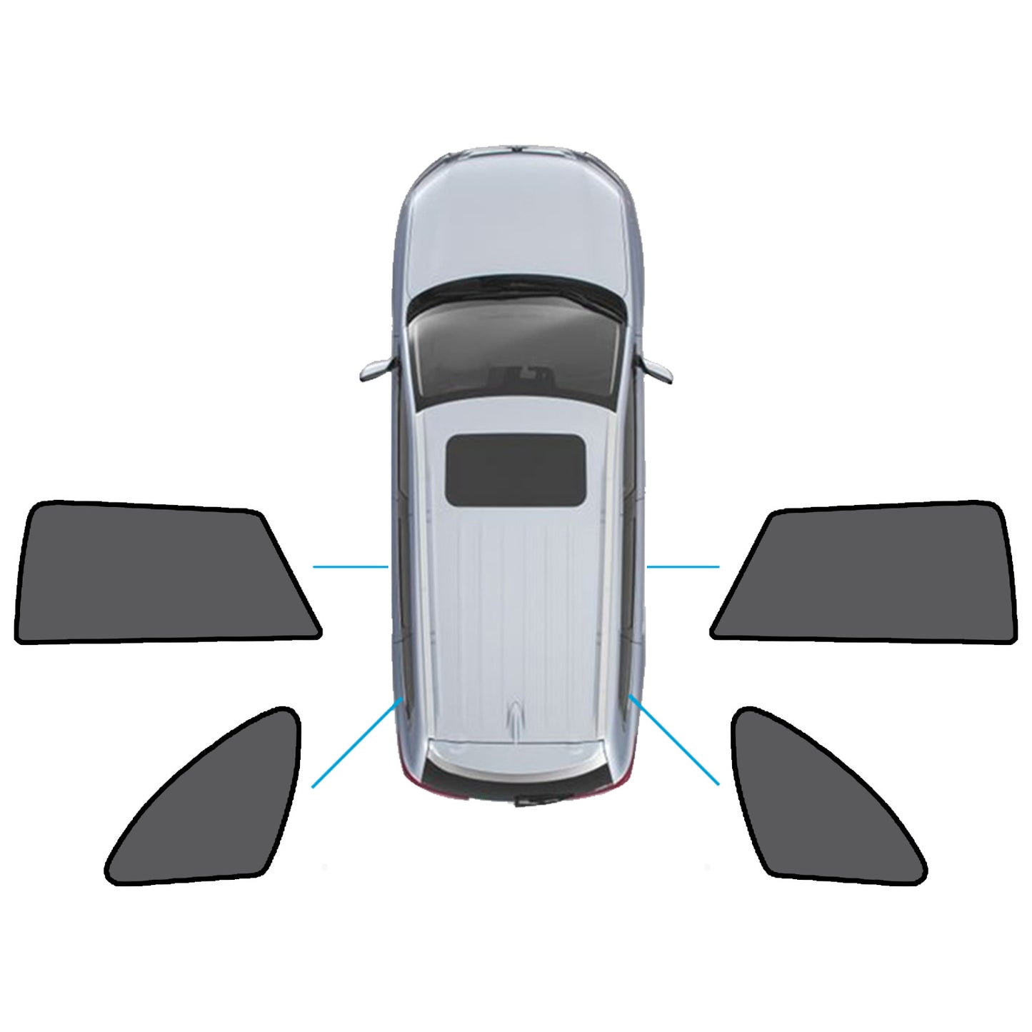 {{ Magnetic Mesh Sun Blind Shade Suitable for Subaru Outback 15-20 On Front / Rear }} - Buy Car Parts Online at {{ Kaka Auto Parts }}.