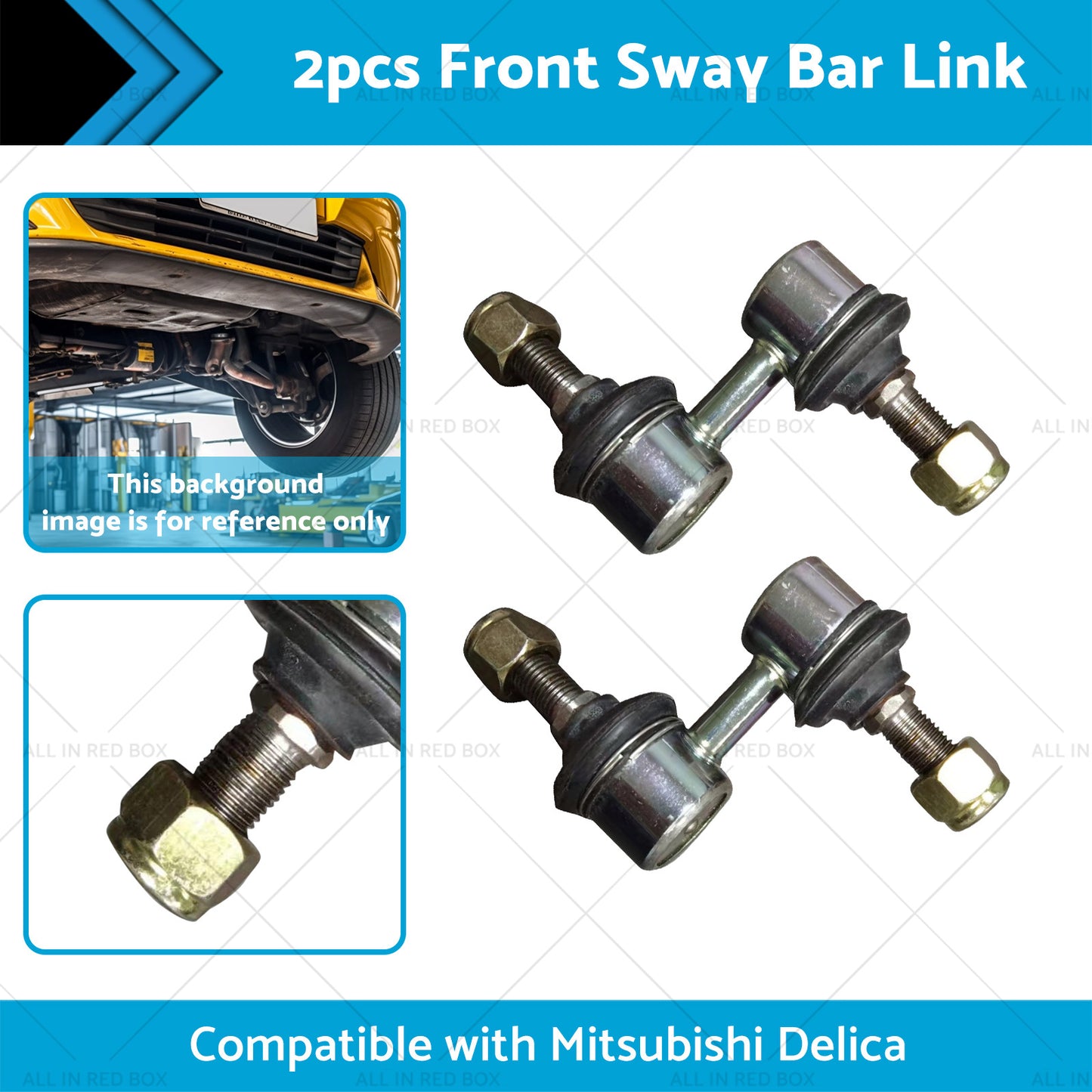 {{ 2x Front Stabilizer Sway Bar Link Suitable For Mitsubishi Delica PD8W 1994-2004 }} - Buy Car Parts Online at {{ Kaka Auto Parts }}.