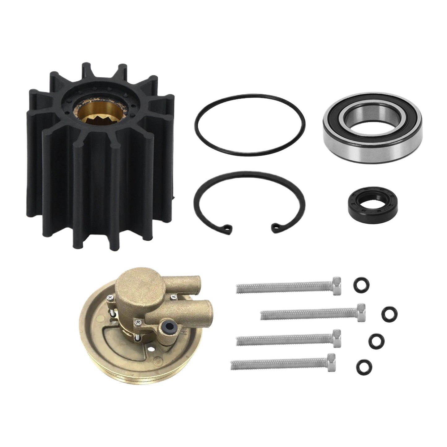{{ Pump Rebuild Kit+ Raw Water Sea Impeller Pump Suitable for Volvo Penta 21212799 }} - Buy Car Parts Online at {{ Kaka Auto Parts }}.