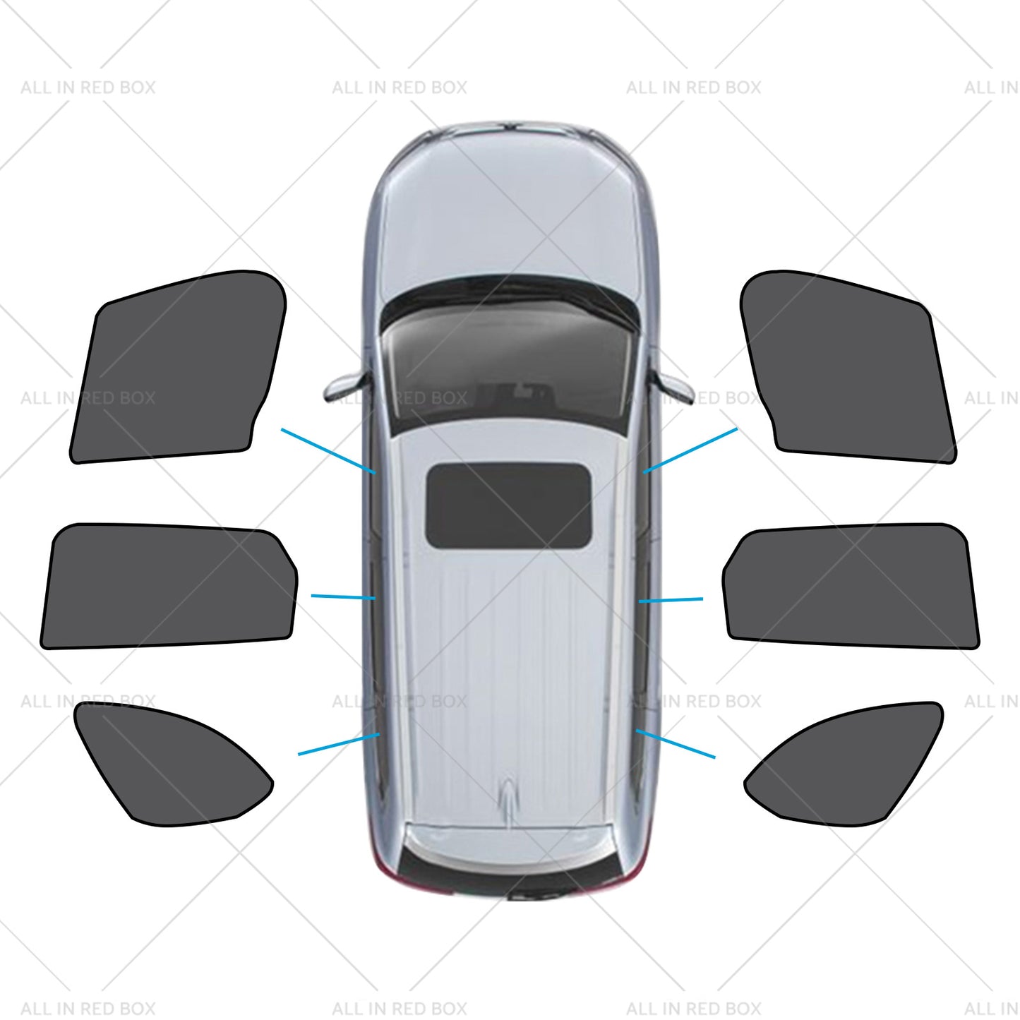 {{ 2x Car Window Sun Shades Suitable for Mazda CX-9 CX9 16-25 UVA&UVB Protection }} - Buy Car Parts Online at {{ Kaka Auto Parts }}.