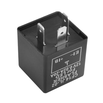 compare product 3 Pin LED Flasher Relay Unit 12V Suitable For Blinker Indicator Flash Positive Right Side
