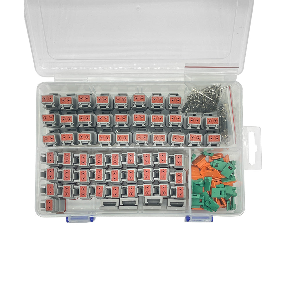233pcs DT 2-Way Connector Kit Waterproof Plug Suitable For Auto Marine Electrical Wiring