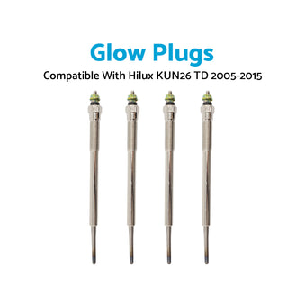 compare product 4Pcs Glow Plugs Suitable for Hilux KUN26 TD 1KD-FTV 3.0L 4cyl 2005-2015