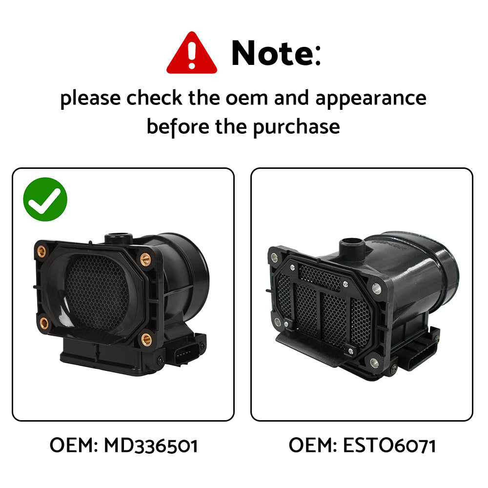 MAF Air Flow Sensor MD336501 Suitable For Mitsubishi Pajero / Challenger / Verada / Magna