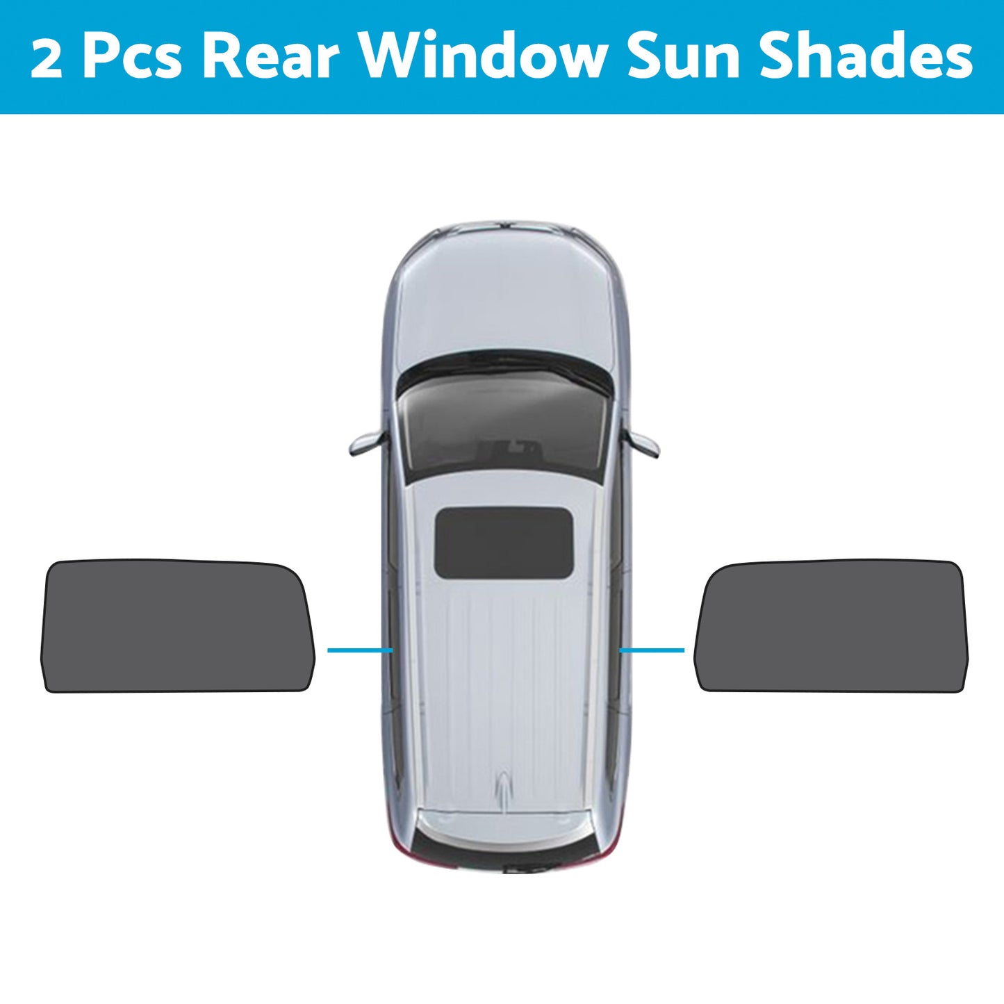 Front Rear Port Window Magnetic Mesh Sun Shade Suitable For Jeep Grand Cherokee