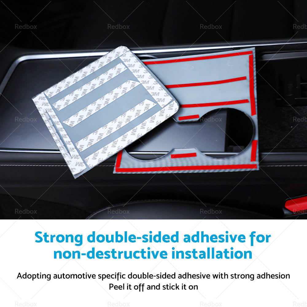 {{ Carbon Fiber Style Center Control Panel Wrap Suitable for Tesla Model Y Model 3 }} - Buy Car Parts Online at {{ Kaka Auto Parts }}.