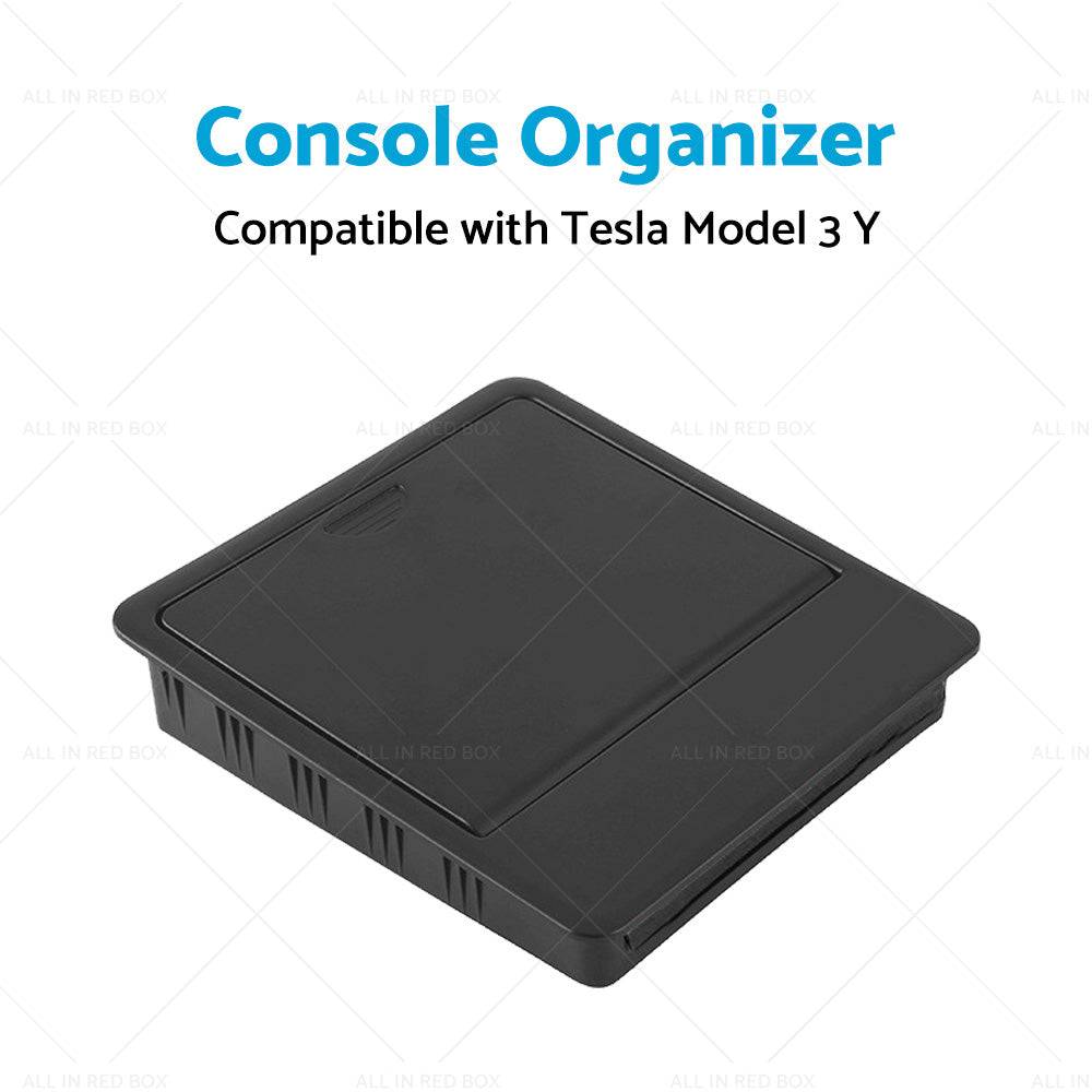 {{ Console Organizer Tray Armrest Hidden Storage Box Suitable for Tesla Model 3 Y }} - Buy Car Parts Online at {{ Kaka Auto Parts }}.