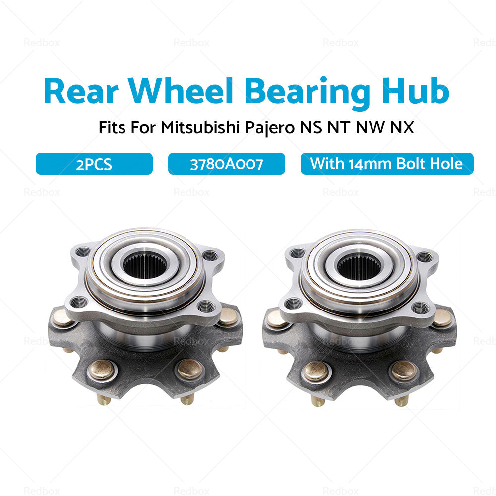 {{ 2x Rear Wheel Bearing Hub Fit For Mitsubishi Pajero NS NT NW NX 14mm Bolt Hole }} - Buy Car Parts Online at {{ Kaka Auto Parts }}.