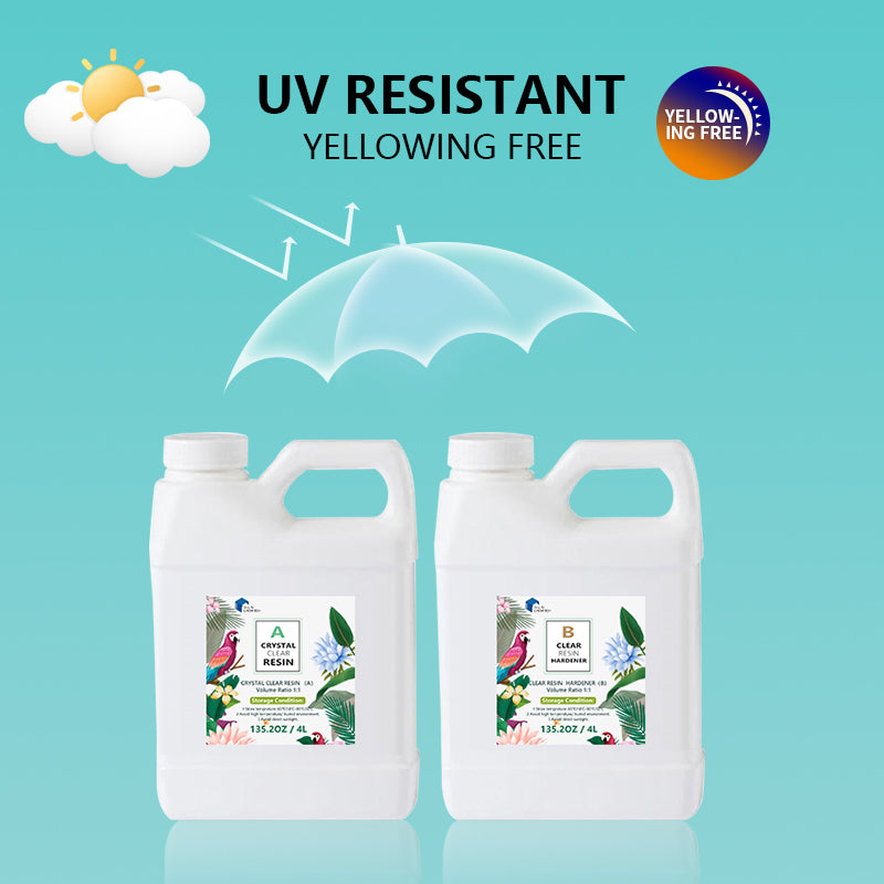 {{ 8Ltr Epoxy Resin 1 1 AB Kit Art DIY UV Crafts Glass  and  Water Clear Epoxy Coating }} - Buy Car Parts Online at {{ Kaka Auto Parts }}.