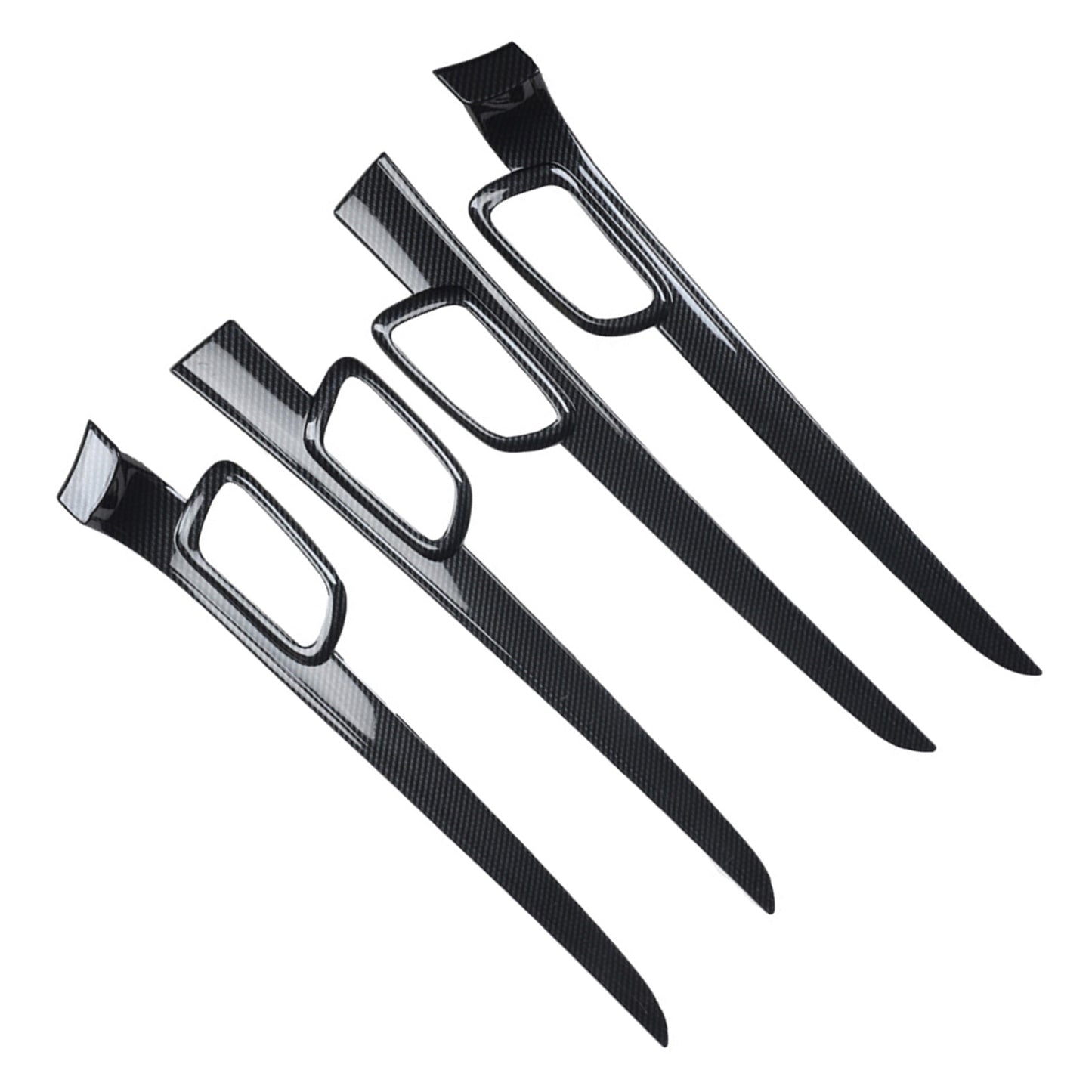 Carbon Fiber Door Handle Decor Cover Trim Strips Suitable For Jeep Grand Cherokee