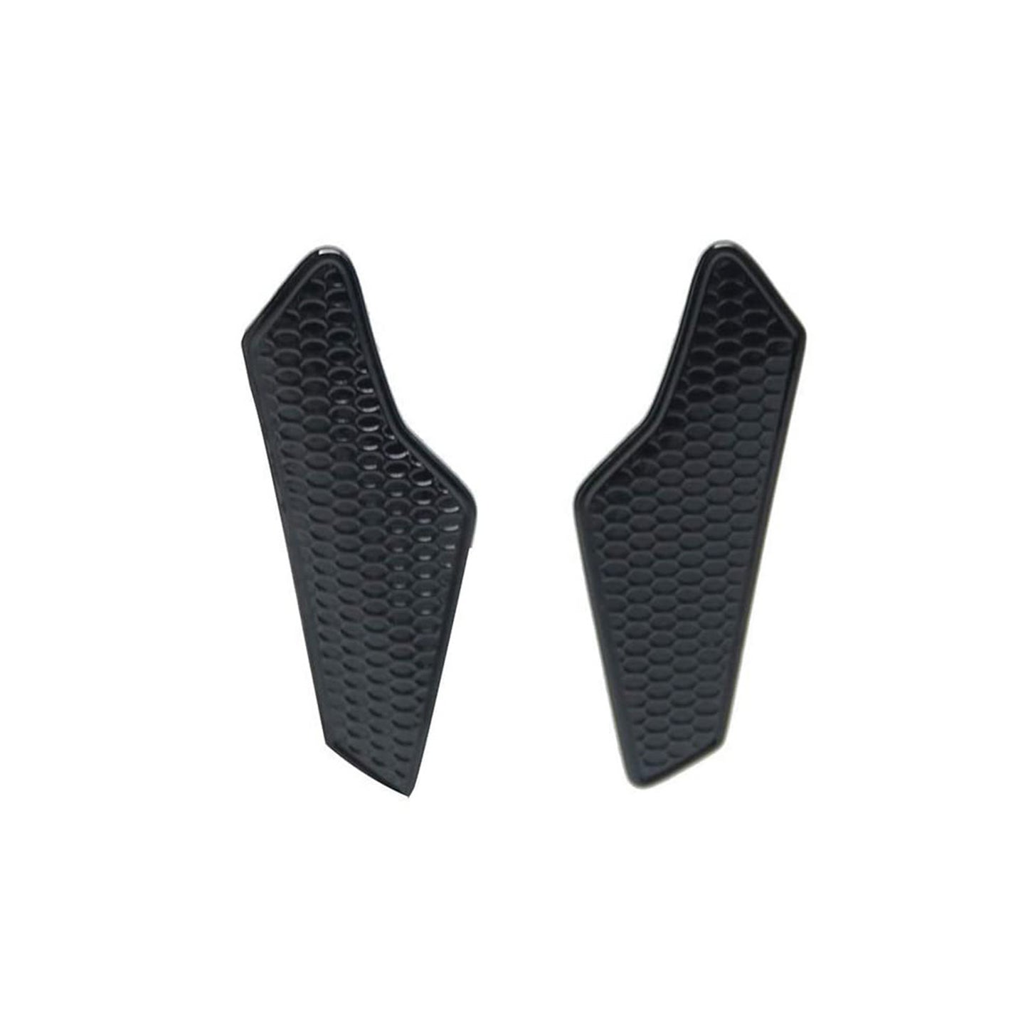 Wide Pure Black Motorcycle Gas Tank Pad Protector Decal Suitable For Motorbike