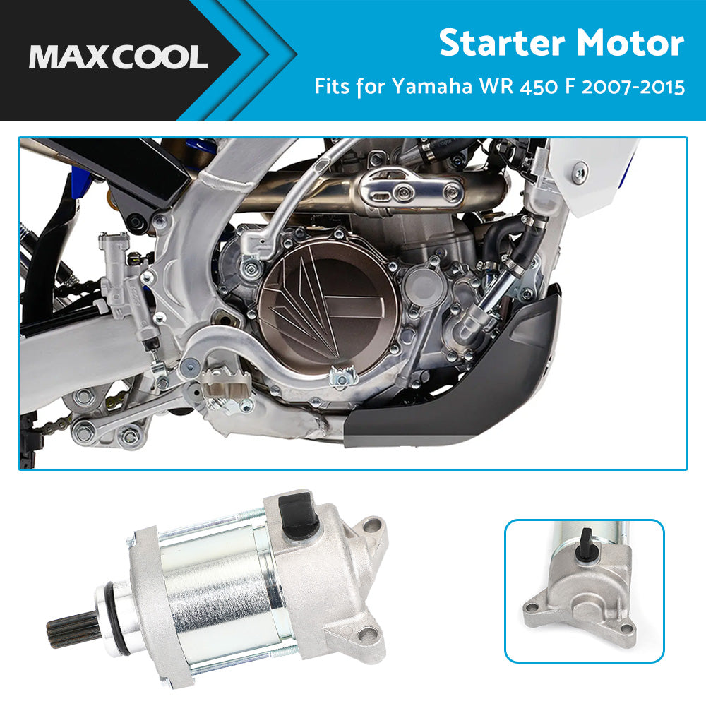 {{ Starter Motor Fits For Yamaha WR 450 F 5tj-81890-30-00 2007-2015 Motorcycle }} - Buy Car Parts Online at {{ Kaka Auto Parts }}.