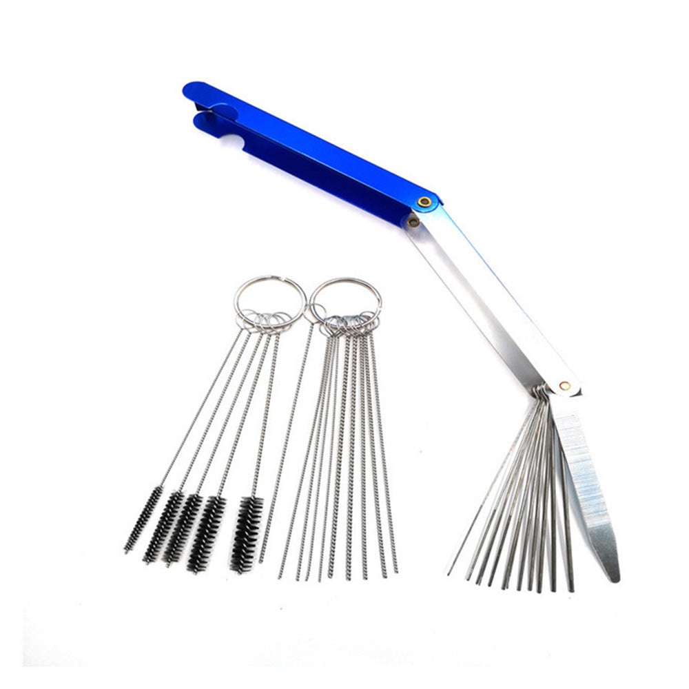 Carburetor Carb Jet Cleaning Tool Wire Brush Cleaner For Motorcycle ATV W  Brush