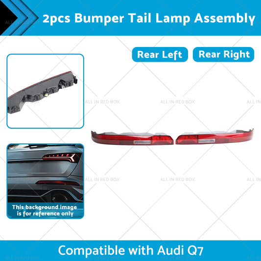 Rear Left or Right Bumper Tail Light Lamp Assembly 4M0945096 Suitable For Audi Q7 2016-2023