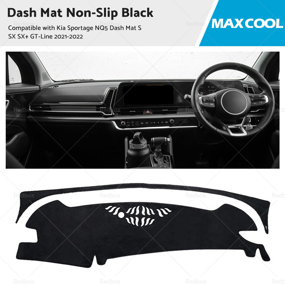 {{ Non-Slip Dash Mat Suitable For Kia Sportage NQ5 Dash Mat S SX SX+ GT-Line 21-22 }} - Buy Car Parts Online at {{ Kaka Auto Parts }}.