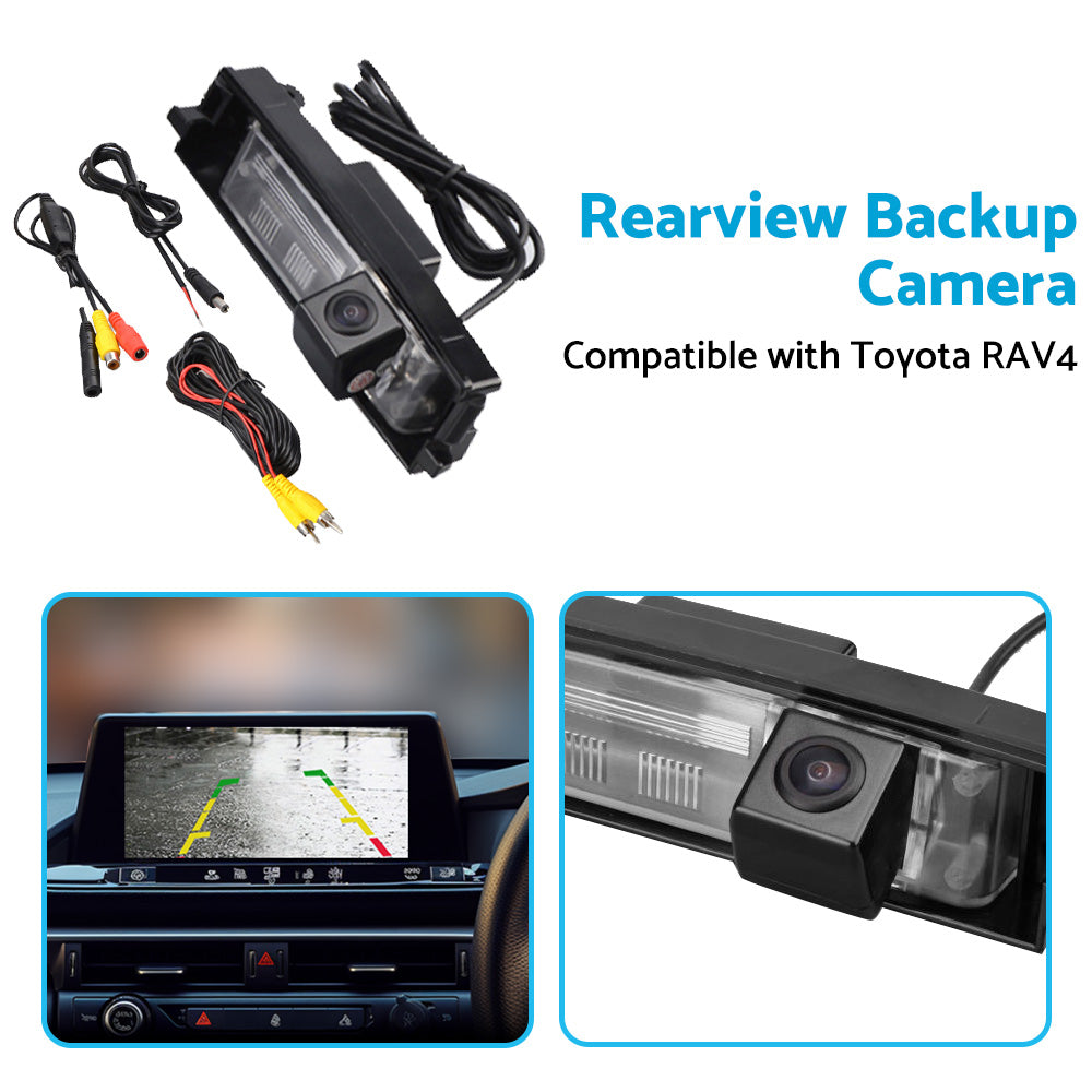 {{ Car Reverse Camera Rear View Backup Parking Suitable for Toyota RAV4 2006-2012 }} - Buy Car Parts Online at {{ Kaka Auto Parts }}.