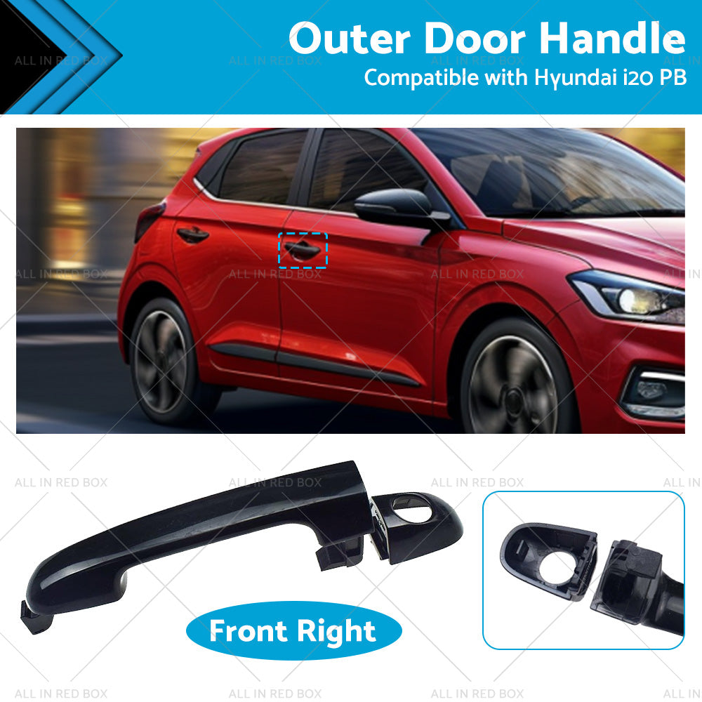 {{ Front Right Exterior Outer Door Handle Suitable for Hyundai i20 PB 2009-2015 }} - Buy Car Parts Online at {{ Kaka Auto Parts }}.