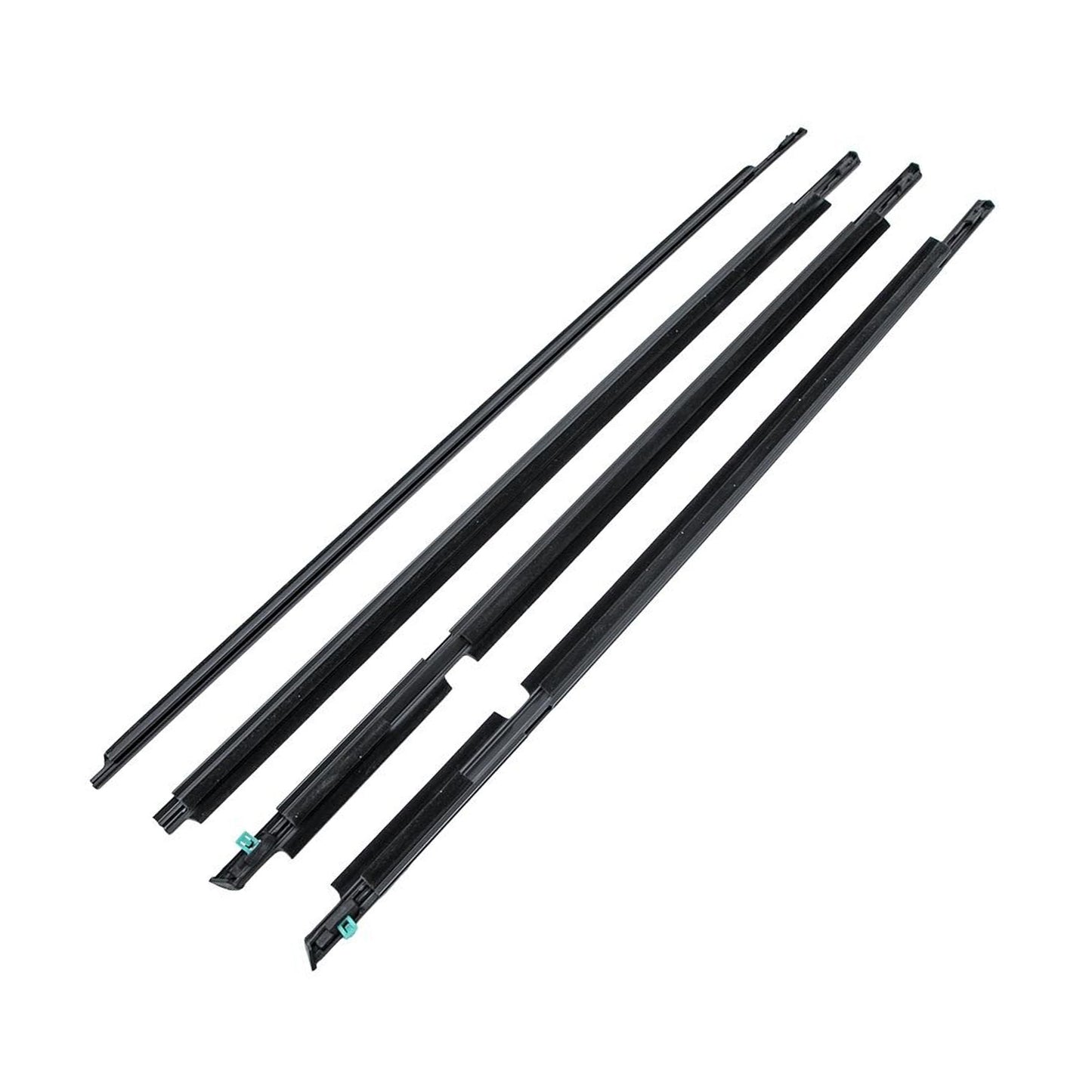 Weatherstrips Window Trim Seal Black Suitable For Toyota LandCruiser 100 / 105 / 120