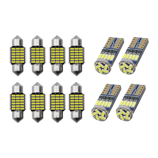 12x Interior LED Light Upgrade Kit Suitable For Toyota Landcruiser Prado 150 Series