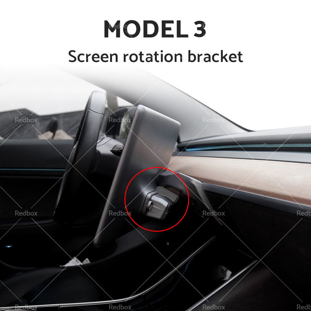 {{ Fit Tesla Model 3 Model Y Screen Rotating Holder Navigation Vehicle Swivel Mount }} - Buy Car Parts Online at {{ Kaka Auto Parts }}.
