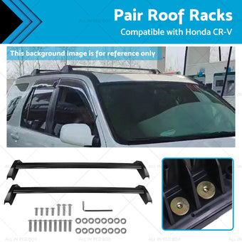 compare product Roof Rack Cross Bar Pair Suitable For Honda CR-V 2002-2006 Black