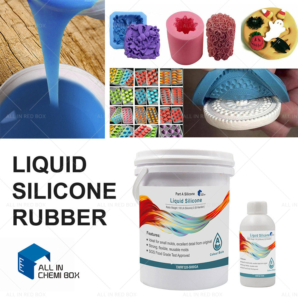 {{ SH25 Liquid Silicone Rubber Mould Making Kit 100 3 Mix - 1Kg 2Kg 5Kg 10Kg Blue }} - Buy Car Parts Online at {{ Kaka Auto Parts }}.