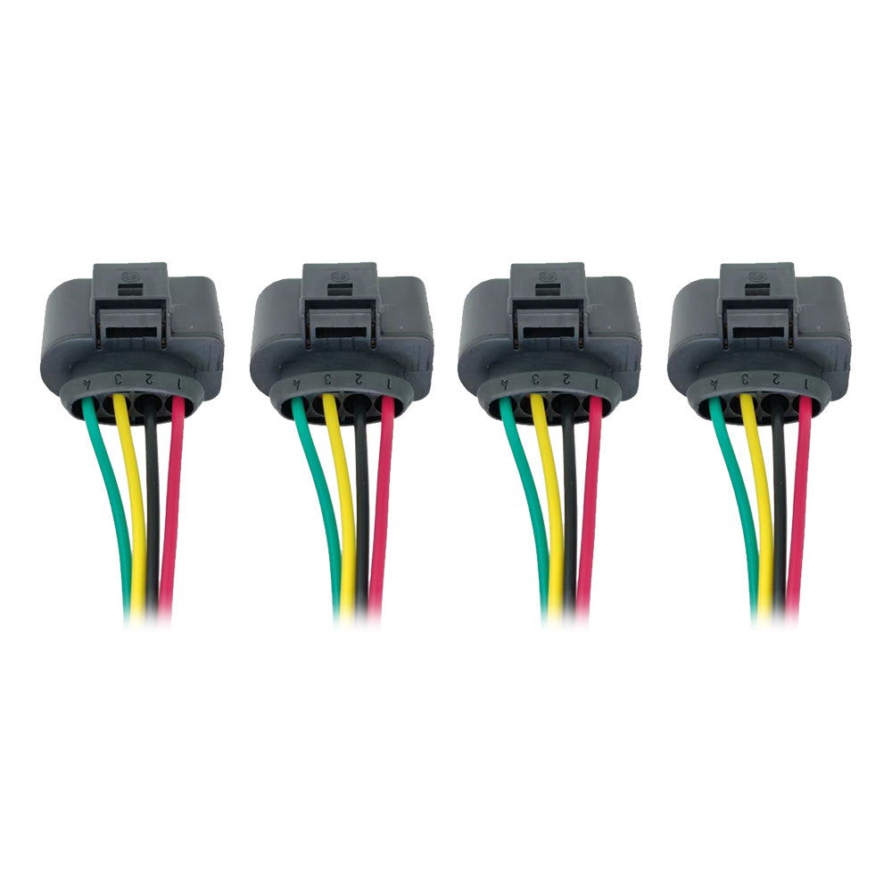 4PCS Ignition Coil Connector Repair Harness Plug 1J0973724 Suitable For VW Audi