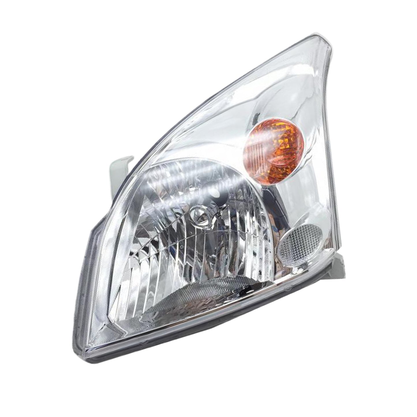 Chrome Headlight Pair Suitable For Toyota Landcruiser Prado 120 Series 2002-2009