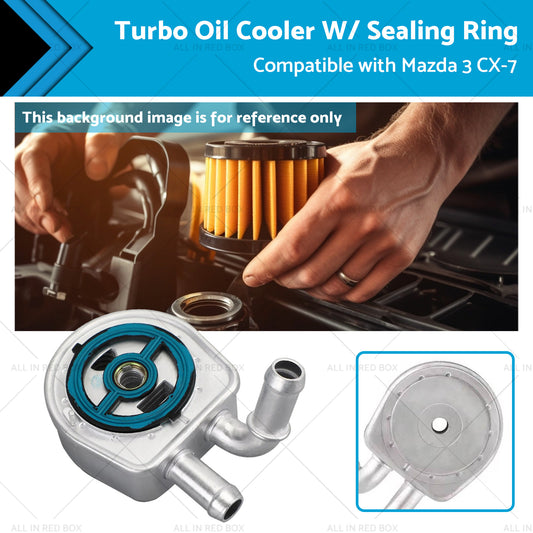 {{ LF6W14700A Turbo Oil Cooler W or  Sealing Ring Suitable for Mazda 3 CX-7 03-14 }} - Buy Car Parts Online at {{ Kaka Auto Parts }}.